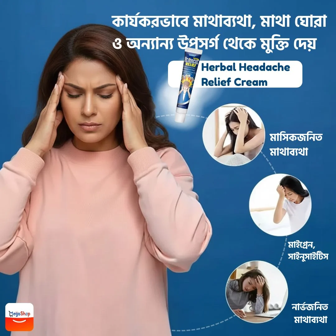 Premium Natural Headache Relief Cream