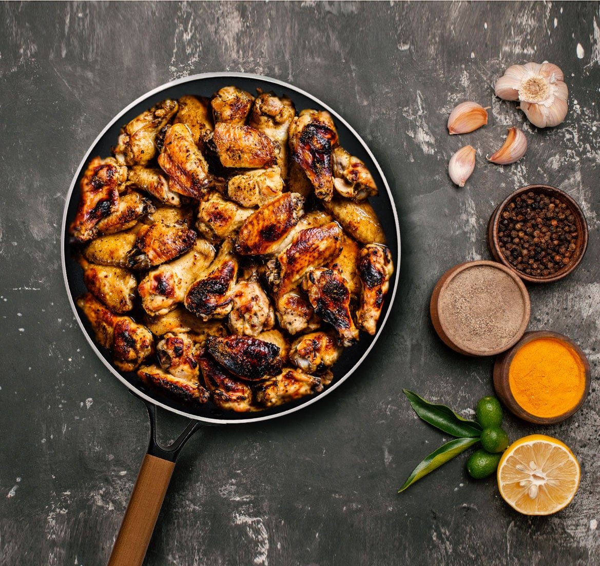 Pakistani Design Frypan non stick 3.5mm