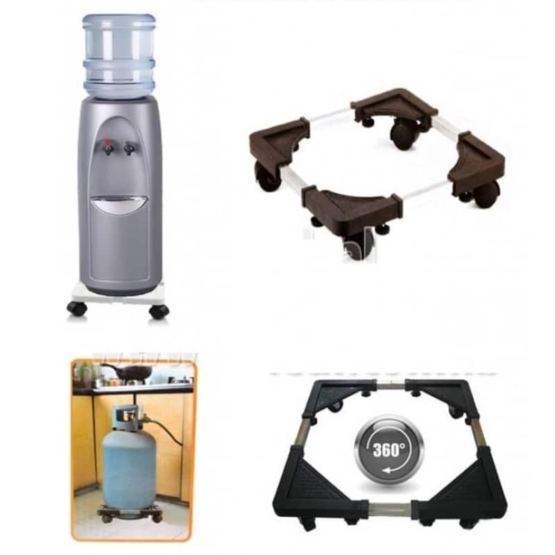 Movable Adjustable Base Stand for Gas Cylinders and Water