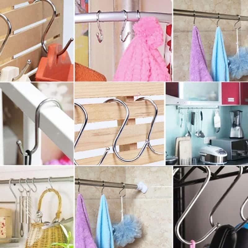 9PCS steel Practical Hooks
