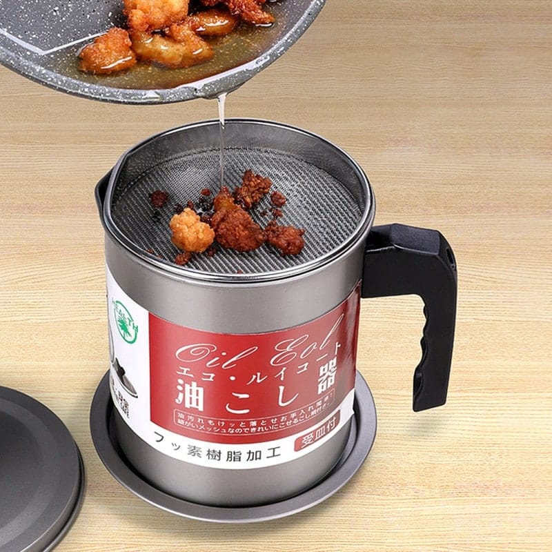 1.4L Stainless Steel Oil Filter Pot